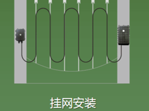 Hjot豪景防区型振动光纤周界报警系统挂网安装