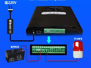 脉冲电子围栏主机接线