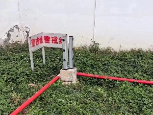 豪景激光对射厂家三光束激光对射探测器案例